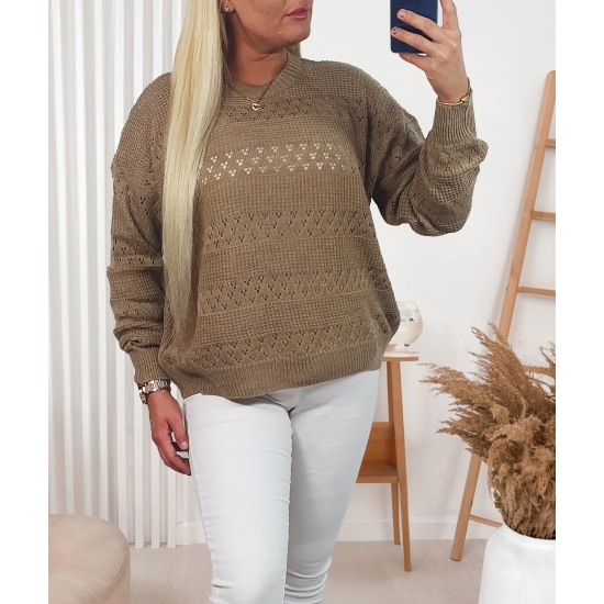 Sweter damski Trójkąty